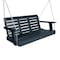 Highwood Usa 4ft Weatherly Porch Swing Outdoor Furniture for Patio, Backyard, Garden AD-PORW2-FBE - alternate 1